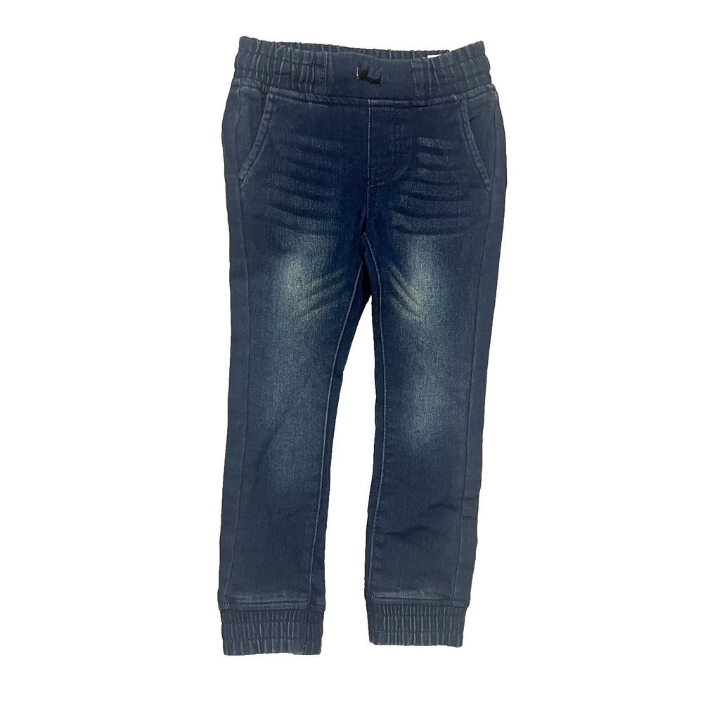 Joe's Jeans Denim Joggers Kids Size 4 Dark Wash Elastic Waist Stretch Pants